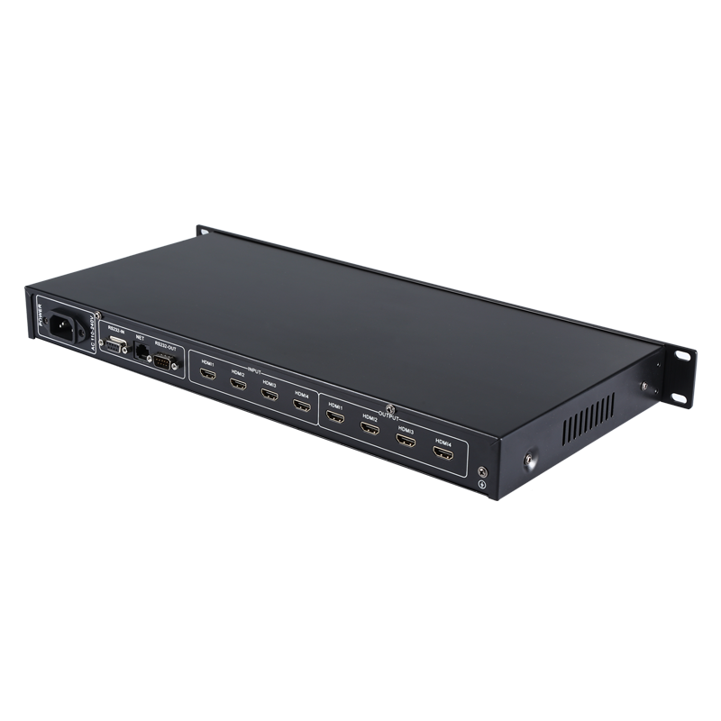 1080P HDMI matrix 4X4 with RS23 IR RJ45