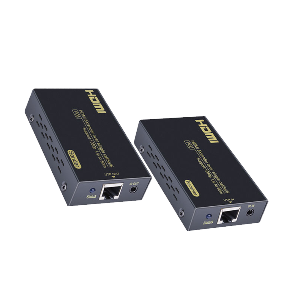 60M HDMI extender over single cat6 cable