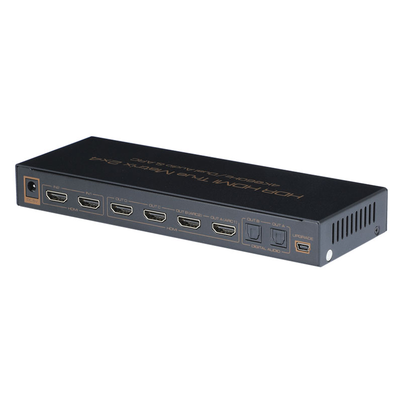 2.0 HDMI switcher splitter 2X4